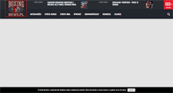 Desktop Screenshot of boxingnews.pl
