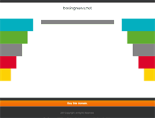 Tablet Screenshot of boxingnews.net